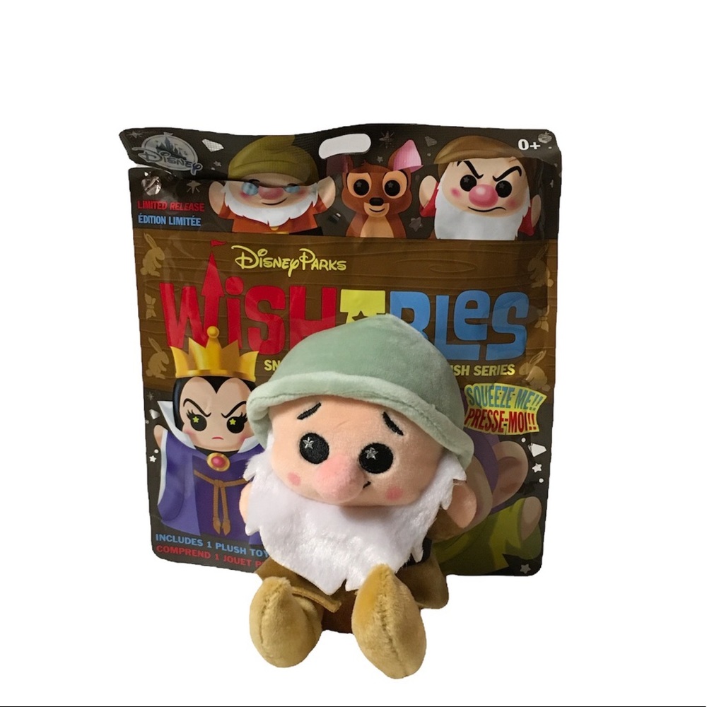 Wishables Snow Whites Enchanted Wish Series Bashful Plush Disney Parks Blind Bag